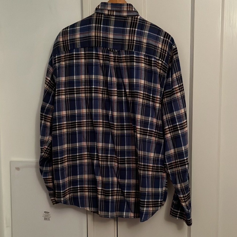 Woolrich “Trout Run” Plaid Checkered Flannel Butt… - image 2